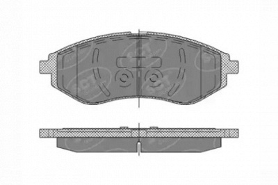 SCT GERMANY sp290pr -  Комплект тормозных колодок, дисковый тормоз